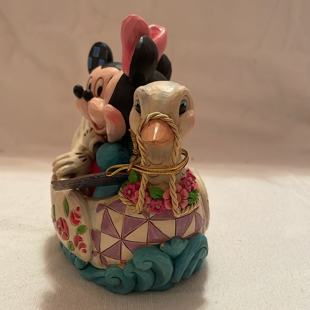 Jim Shore Disney Traditions Minnie and Mickie Mouse  Lovebirds Figurine - Picture 3 of 13